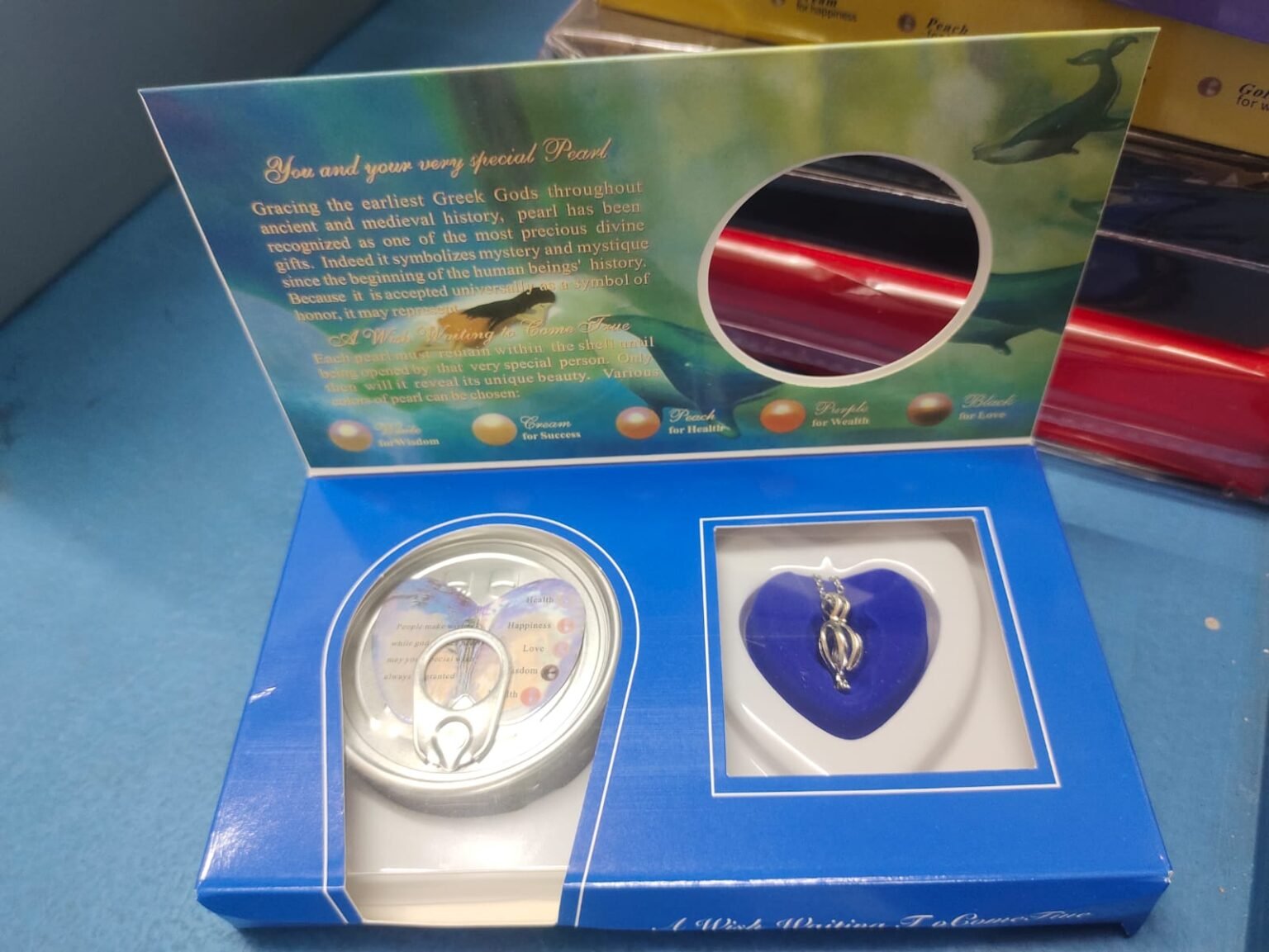 love pearl necklace – diy pearl jewelry kit with freshwater pearl & sterling silver gift box