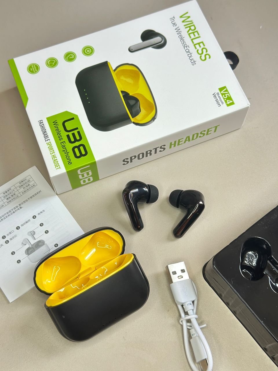 u38 true wireless earbuds v5.4 | ফ্যাশানেবল স্পোর্টস হেডসেট | টাচ কন্ট্রোল tws u38 true wireless earbuds v5.4 | ফ্যাশানেবল স্পোর্টস হেডসেট | টাচ কন্ট্রোল tws